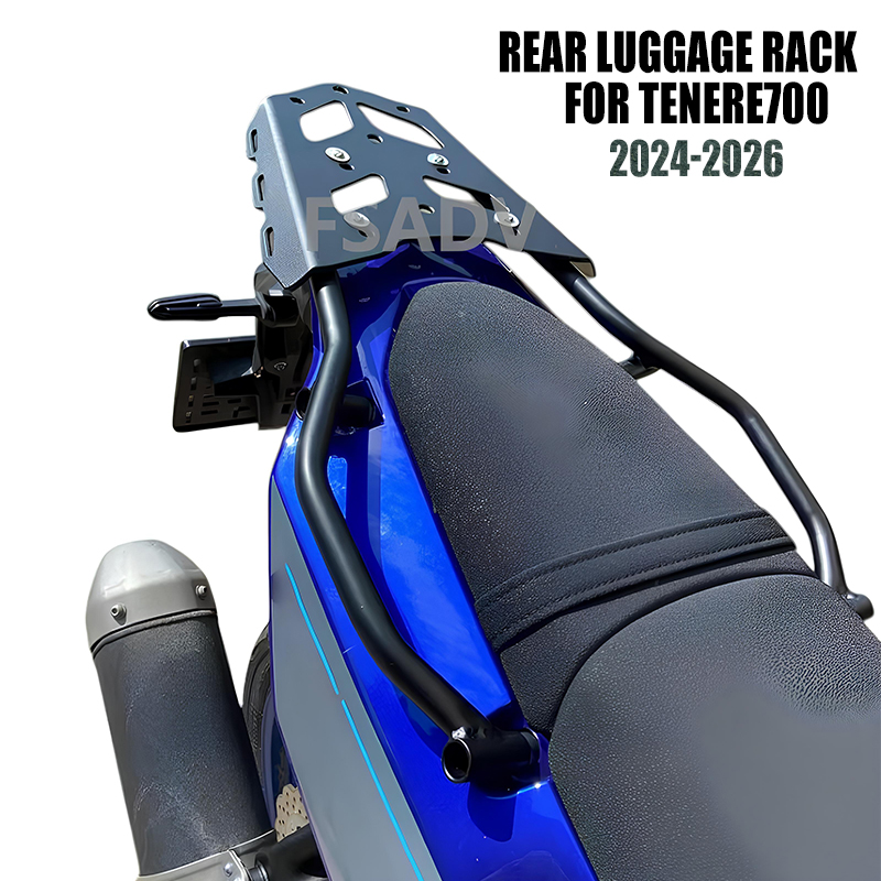 Luggage Cover Protector - แร็คท้ายรถมอเตอร์ไซค์ Tenere700 2025 สำหรับติดตั้งกล่องสัมภาระด้านหลัง สำหรับ Yamaha