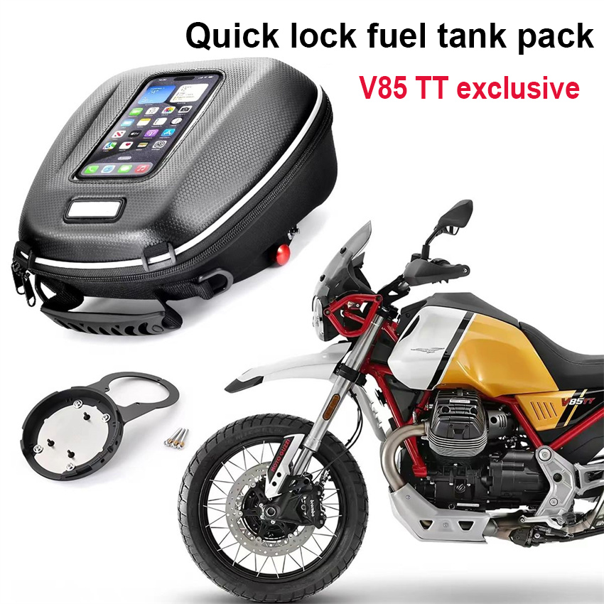 Luggage Cover Protector - กระเป๋าติดถังน้ำมันสำหรับ MOTO GUZZI V85 V85TT แบบล็อคเร็ว