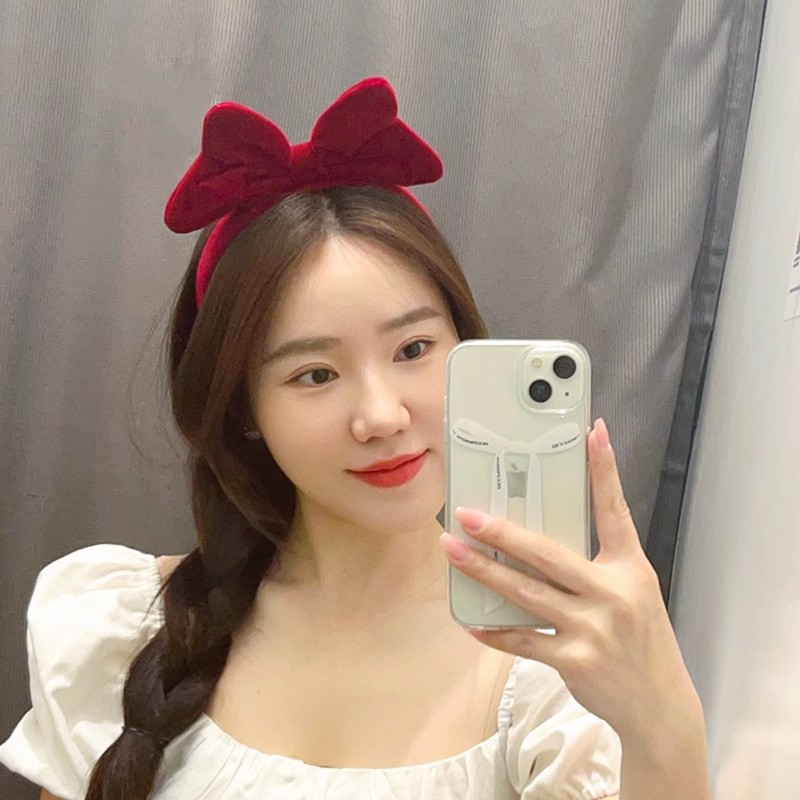 ที่คาดผมโบว์สีแดงสำหรับผู้หญิง - Travel Accessories As Gifts บทวิจารณ์และราคา